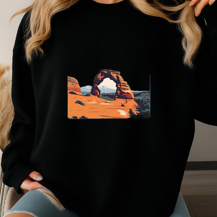 Arches National Park Sweatshirt, Utah T-shirt, National Park Trip Shirt, Arches View Hoodie, Arches Souvenir, Hiking Tee, Adventure Hoodie Sweatshirt