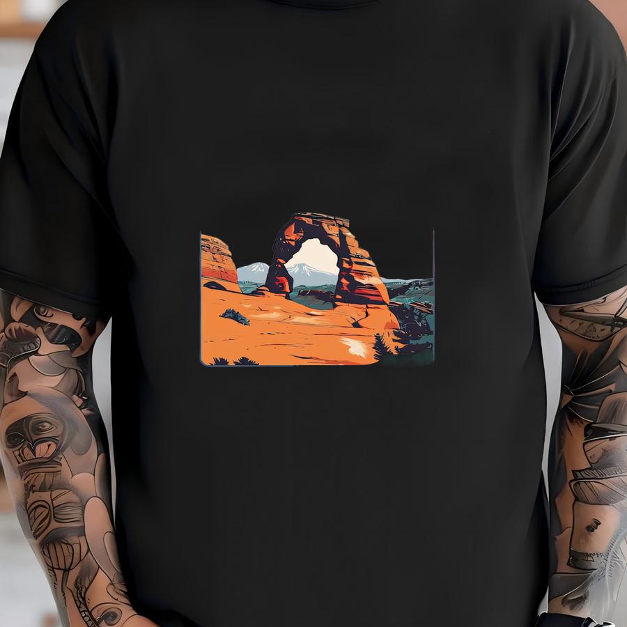 Arches National Park Sweatshirt, Utah Hoodie, National Park Trip Shirt, Arches View Hoodie, Arches Souvenir, Hiking Tee, Adventure Hoodie T-shirt