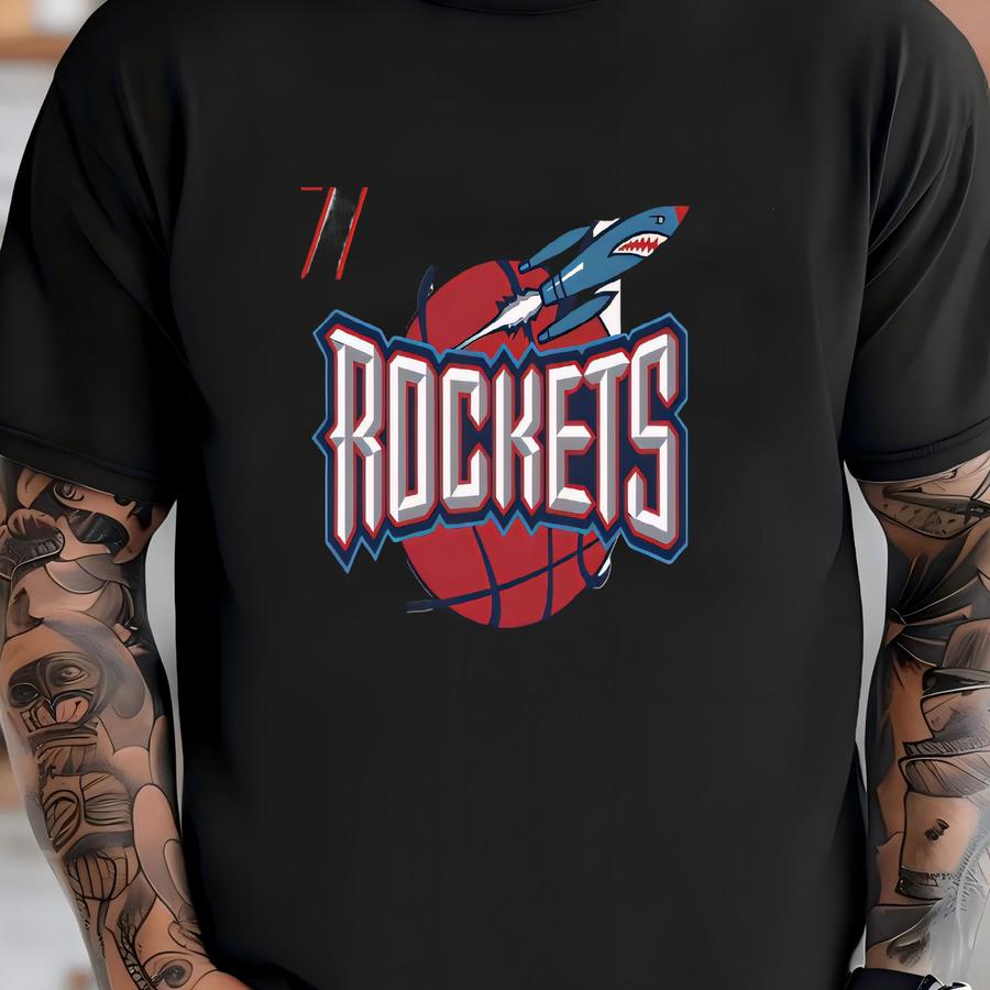 Vintage 1995 Houston Basketball Jersey - Retro Sports Shirt, Throwback Basketball, Athletic Apparel, Classic Jersey T-shirt