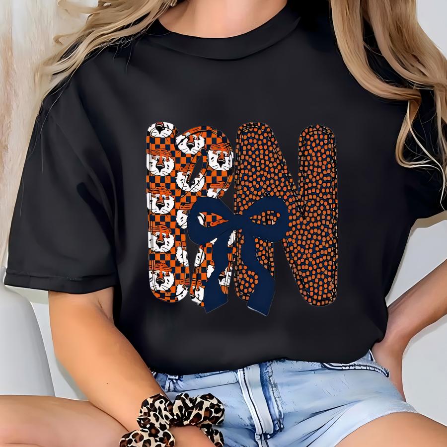Auburn Nurse Tee: Tiger Print Rn Shirt T-shirt