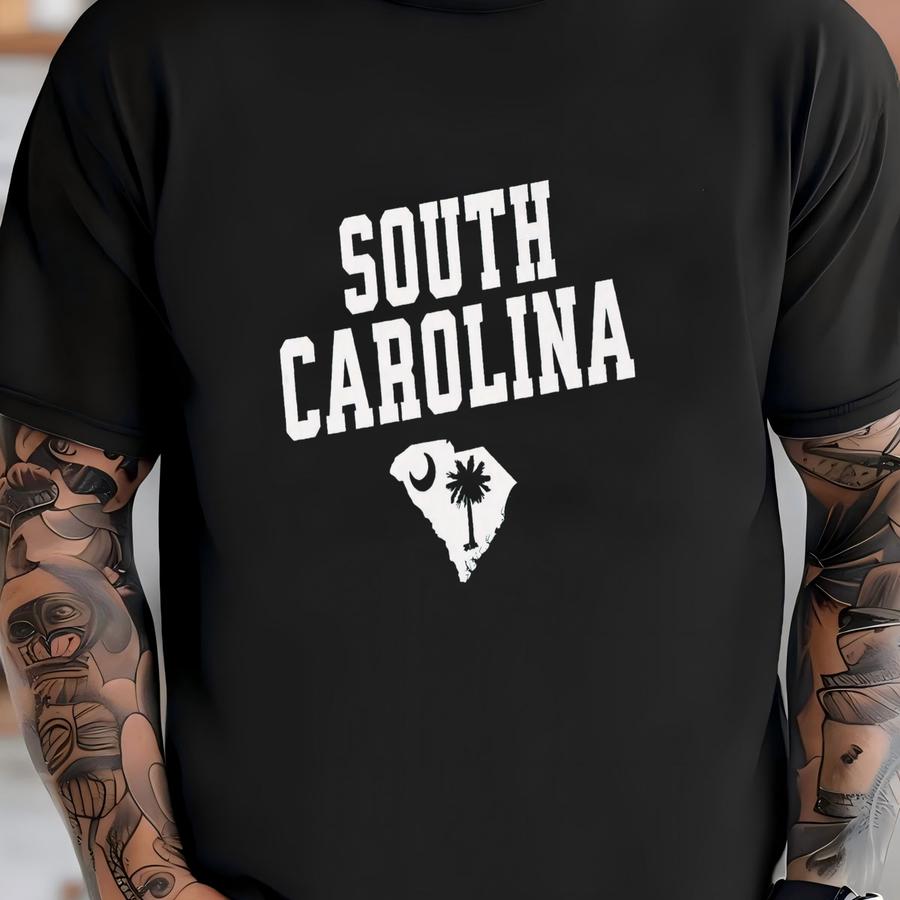 Vintage South Carolina Shirt, Palmetto State Pride Tee, Carolina Gift, Al Outfit T-shirt