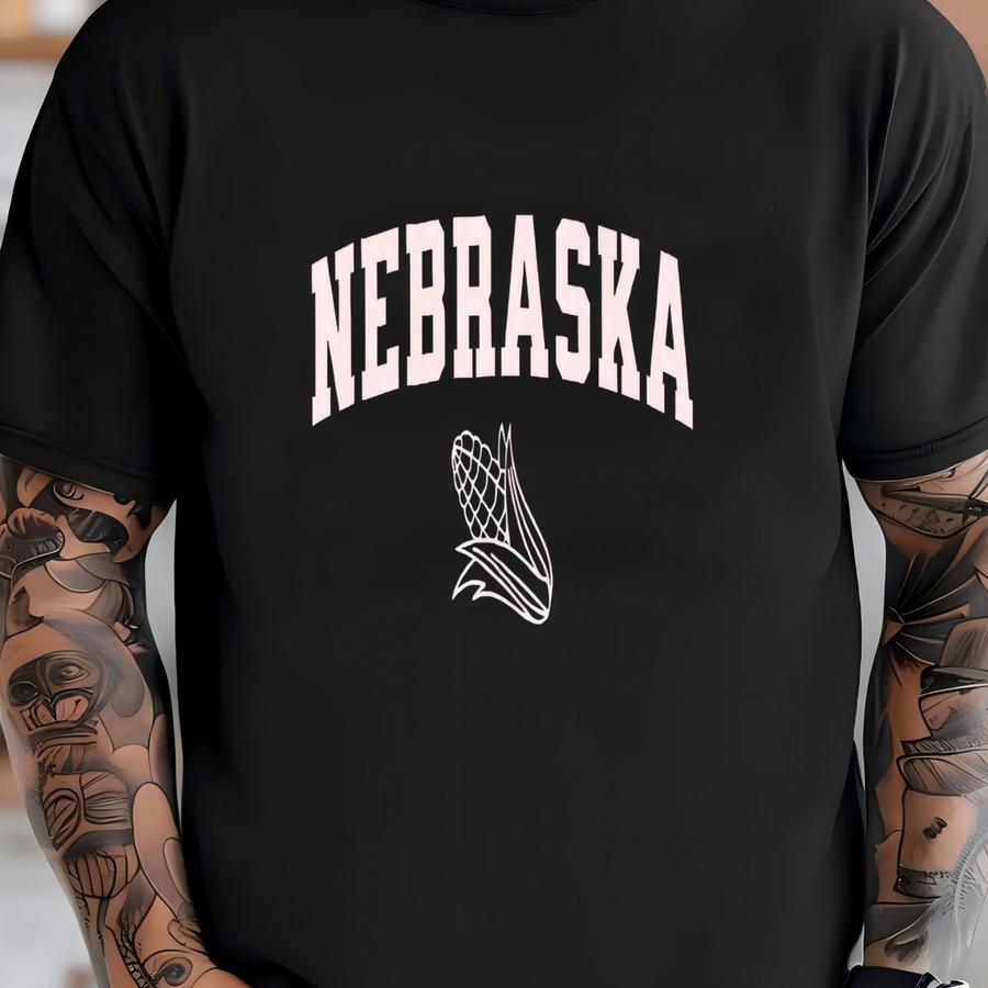 Vintage Nebraska Shirt - Corn Graphic Tee T-shirt