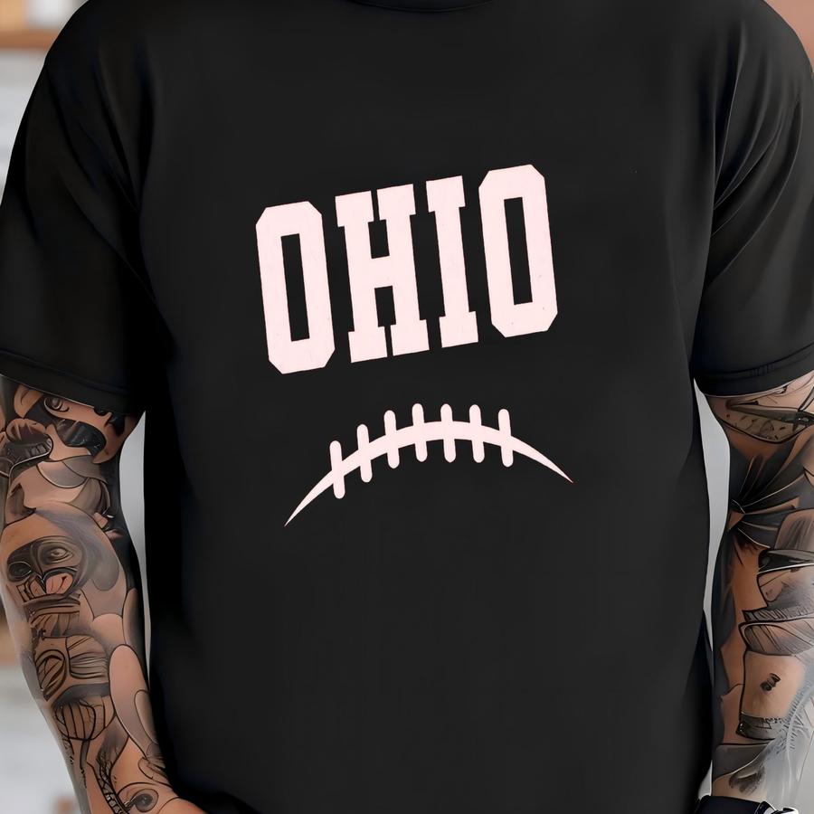 Vintage Ohio Football Tee - Game Day Shirt T-shirt