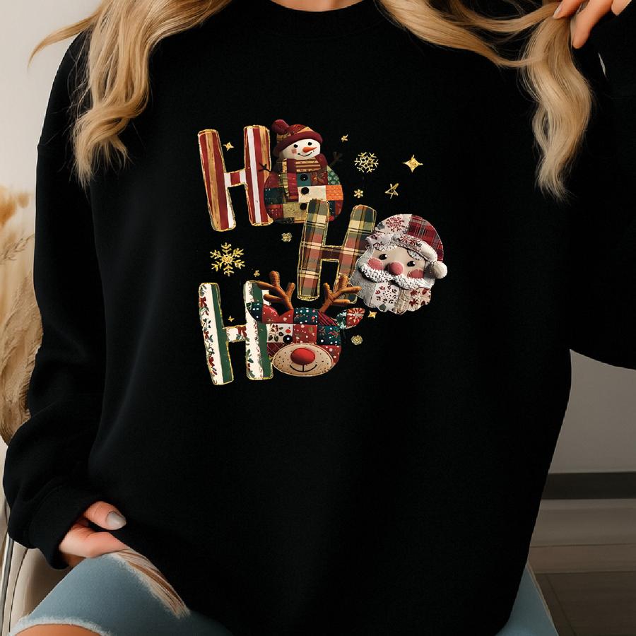 Dear Santa Christmas Sweatshirt, Ho Ho Ho Shirt, Santa Claus Shirt, Christmas Family Tee, Xmas Gift, Funny Christmas Crewneck Sweatshirt