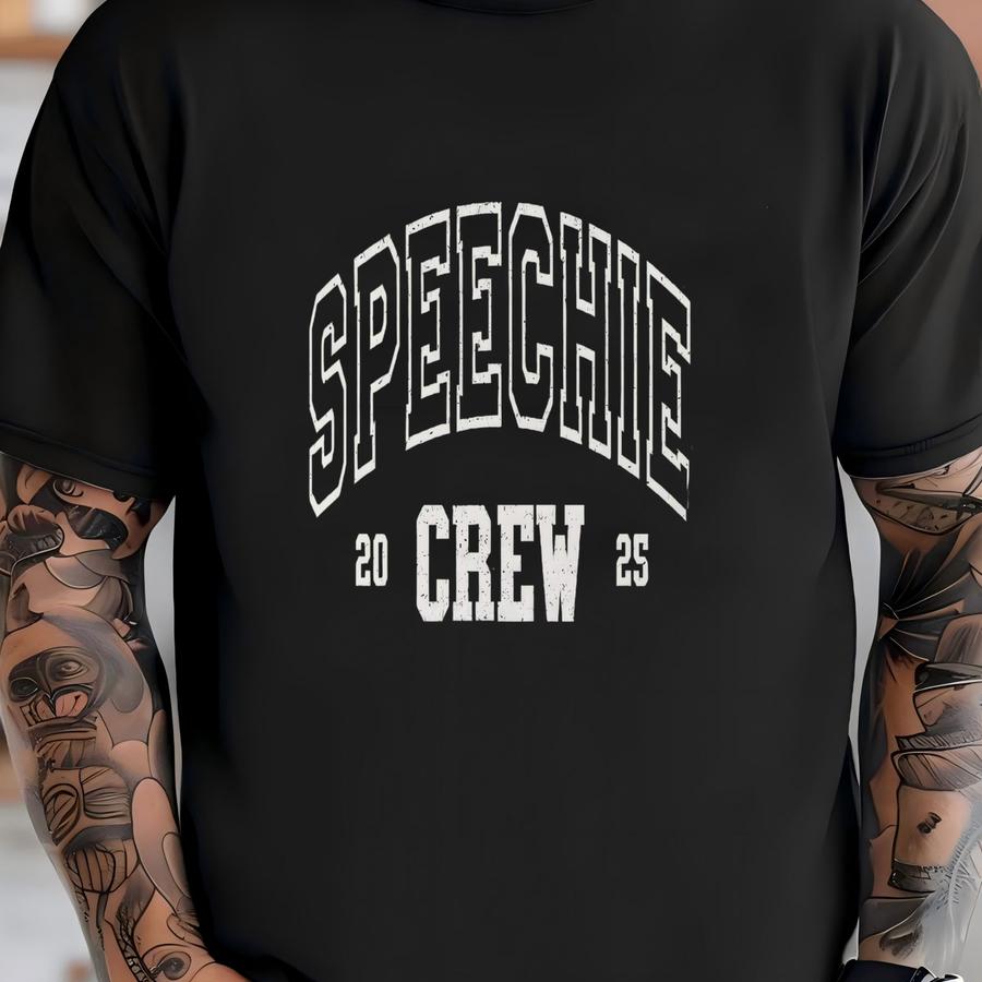 Slp Team Sweatshirt, Speech Therapy Sweater, Speechie Crew Speech Therapist Gift, Language Pathologist Gift, Grad Gift T-shirt