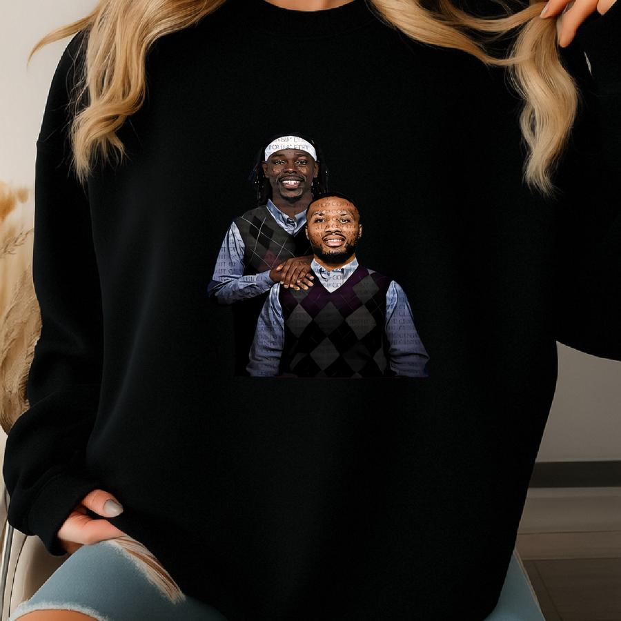 Step Brothers Damian Lillard Jrue Holiday T-shirt – Basketball Graphic Tee For Fans, Streetwear Style, And Hoops Culture Supporters Sweatshirt
