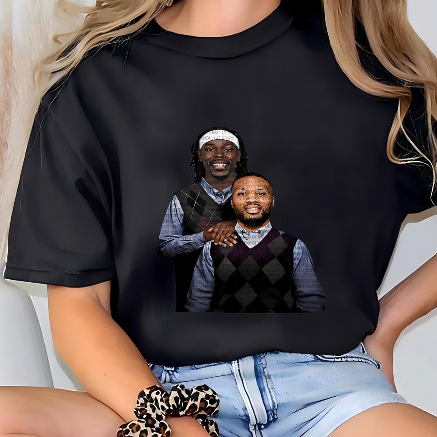 Step Brothers Damian Lillard Jrue Holiday Hoodie – Basketball Graphic Tee For Fans, Streetwear Style, And Hoops Culture Supporters T-shirt