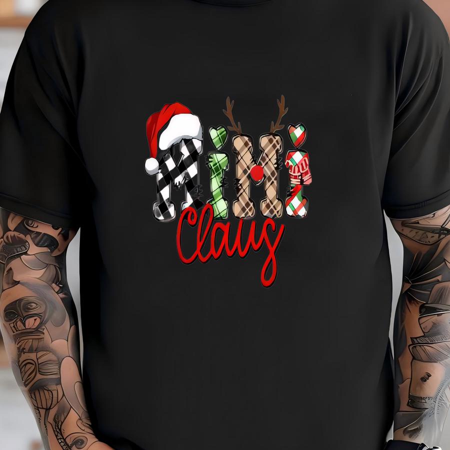 Christmas Tee, Xmas Mimi, Mimi Claus Tee, Merry Christmas, Mama Tee, Christmas Gift, Xmas, Christmas Grandma T-shirt