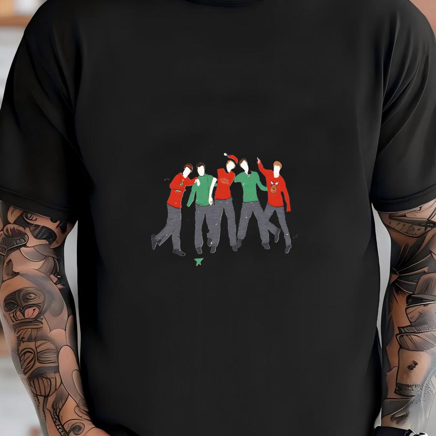 All I Want For Christmas Is An Nsync Tour Hoodie. Ugly Christmas Nsync Hoodie T-shirt