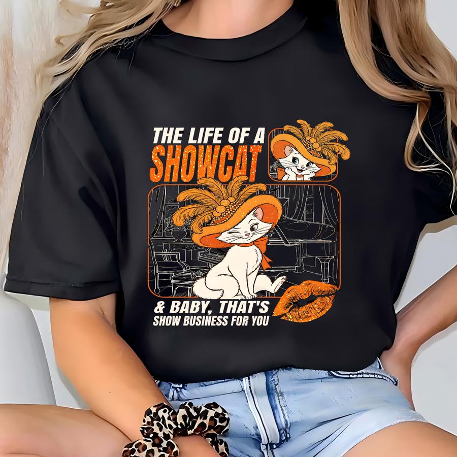 Vintage The Aristocats Marie Cat The Life Of A Show Cat Tee, Land Girls Trip Shirt, Cat Lover Shirt, Land Family Trip Tee T-shirt