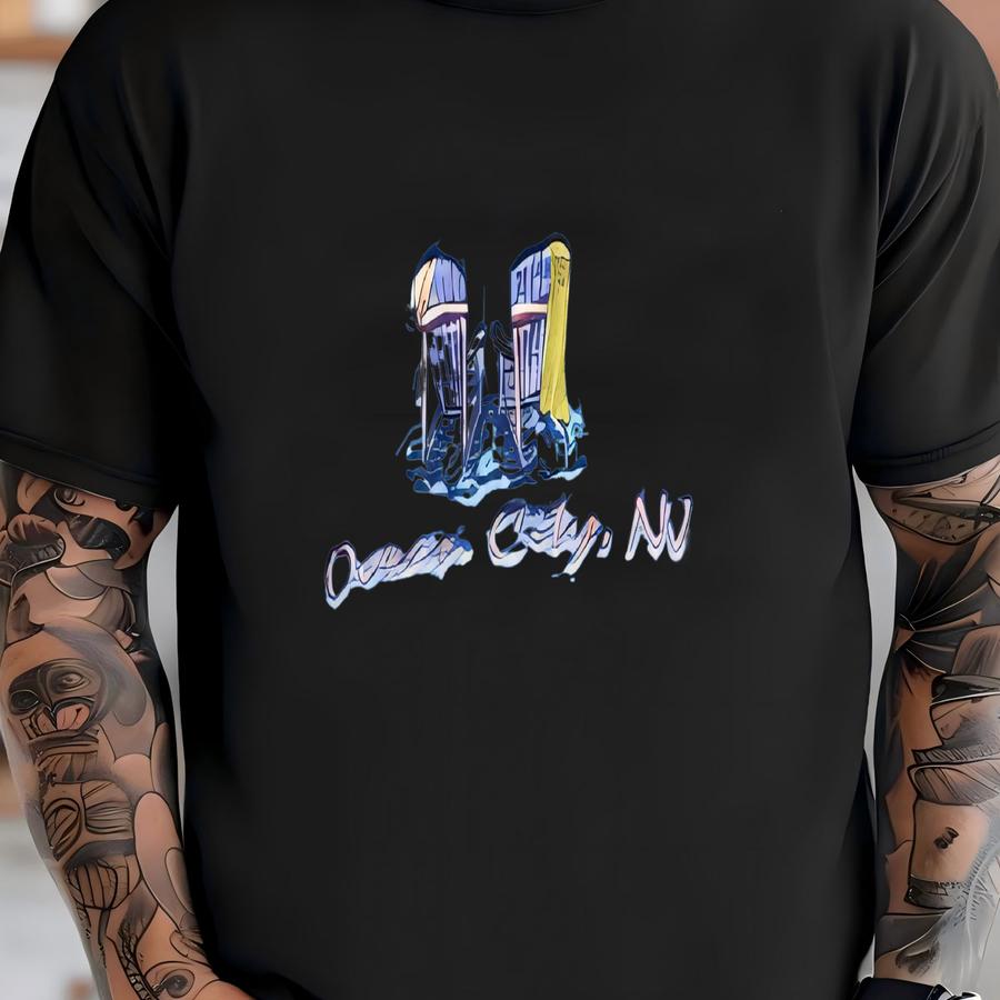 Vintage Ocean City New Jersey Y Small Logo Crewneck Sweatshirt Size M T-shirt