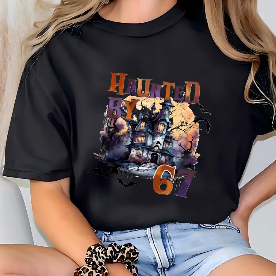 ® Six Seven Meme Halloween Shirt, Funny Halloween Tee, Gen Alpha Trend Shirt, Internet Humor T Shirt, Comedy Tee T-shirt