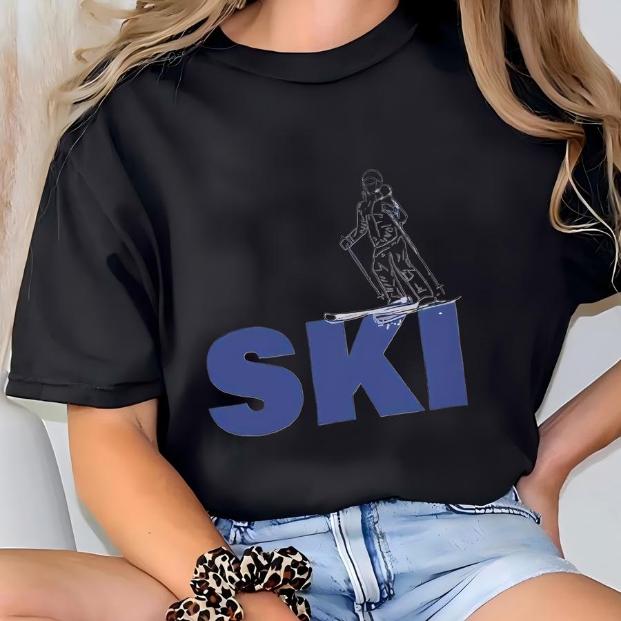 Ski Sweatshirt: Ski Trip Tee, Snowboarding Hoodie, Winter Sports Sweatshirt, Skiing Hoodie, Family Matching Ski Tee, Skier Gifts T-shirt