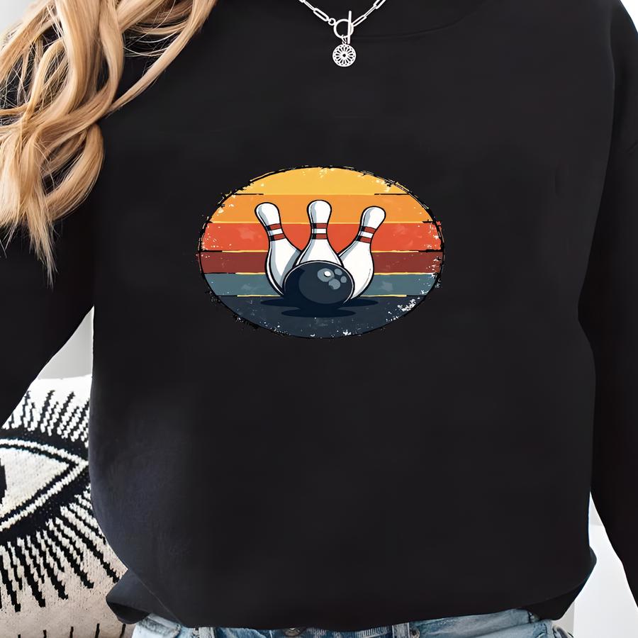 Custom Bowling Shirt, Personalized Bowling T-shirt, Bowling Team Shirts, Bowling Crew Shirts, Bowler Gift Sweatshirt