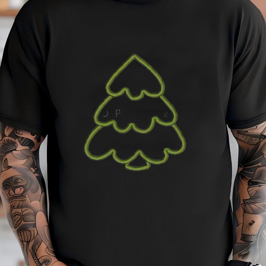 Christmas Tree And Bows Y Download (4 Sizes) T-shirt