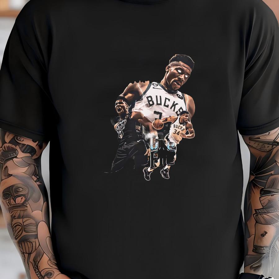 Classic Greek Freak Sports Tee, Streetwear Basketball Tee T-shirt