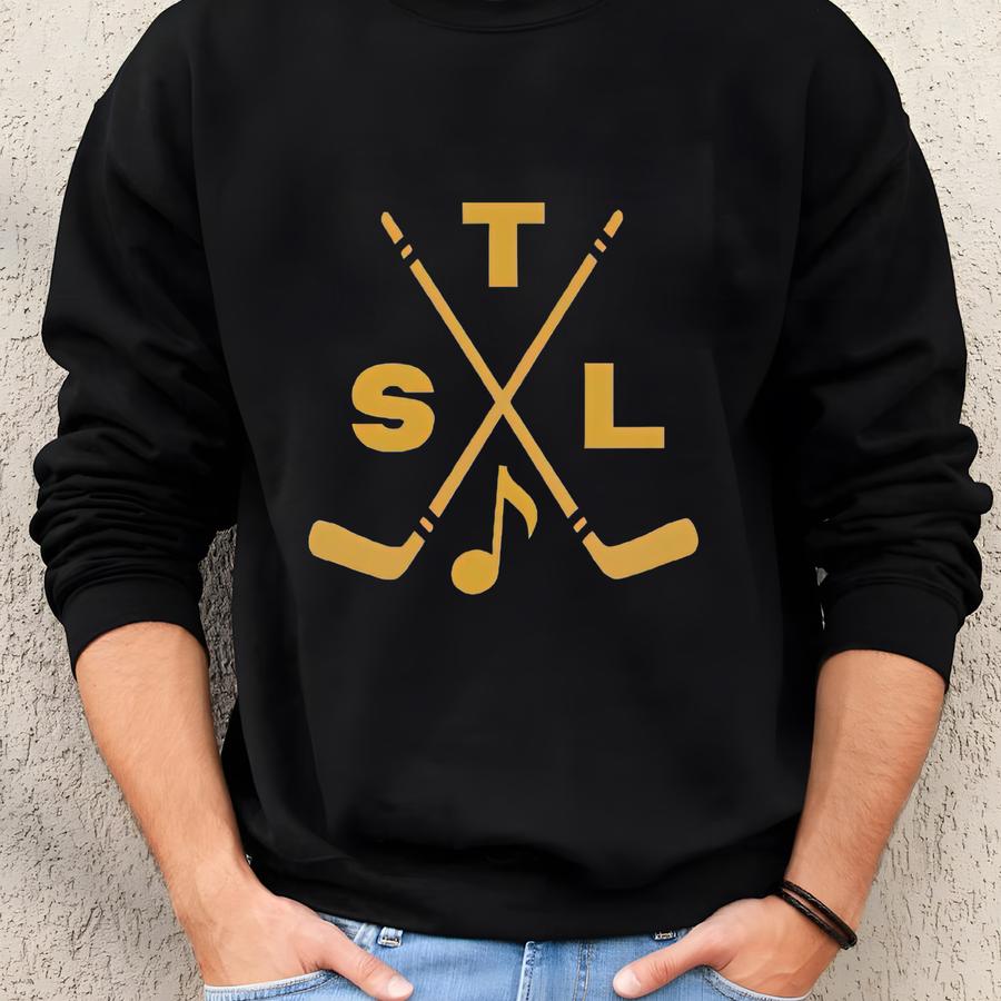 Youth St Louis Hockey Apparel, Boys Girls T-shirts Crewneck Sweatshirts Hoodies, Gift For Sports Fan, Kids Game Day Gear, Stl Sticks Sweatshirt