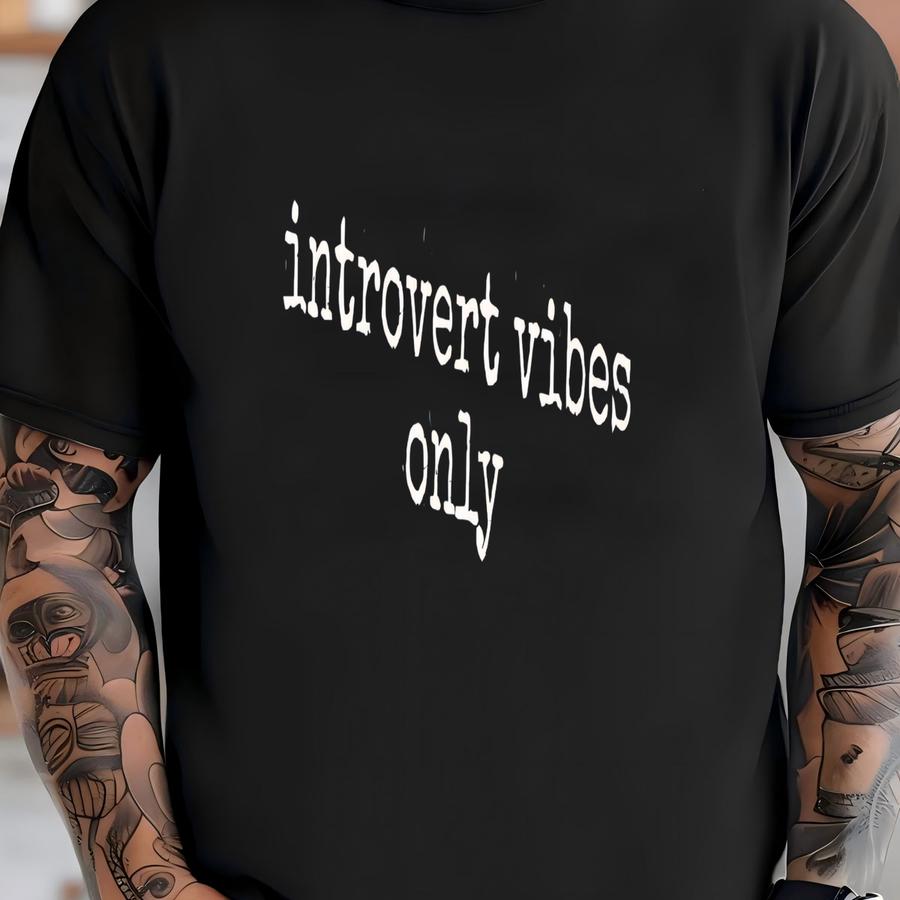 ® Introvert Vibes Shirt, Introvert Shirt, Introvert Gift, Sarcastic Shirt, Funny Shirt, Introvert Quote, Social Distancing T-shirt