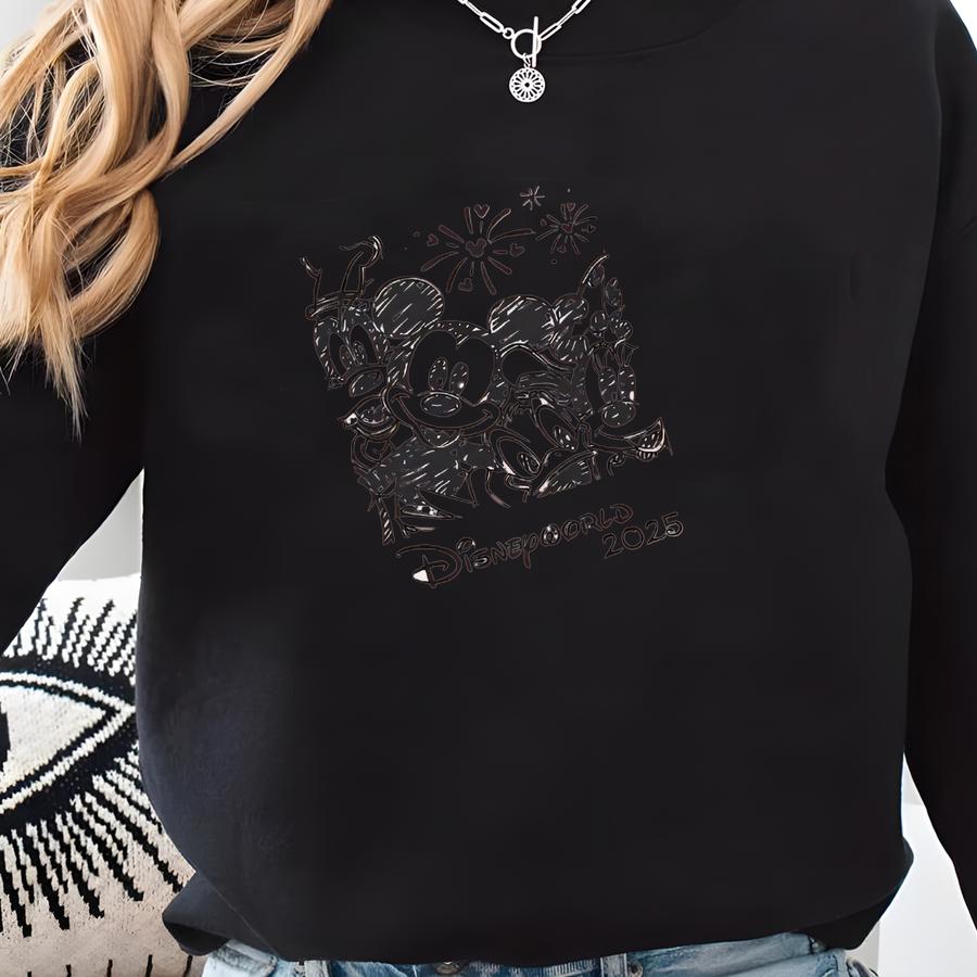 Retro World 2025 Family Trip Shirt: And Friends Tee Sweatshirt