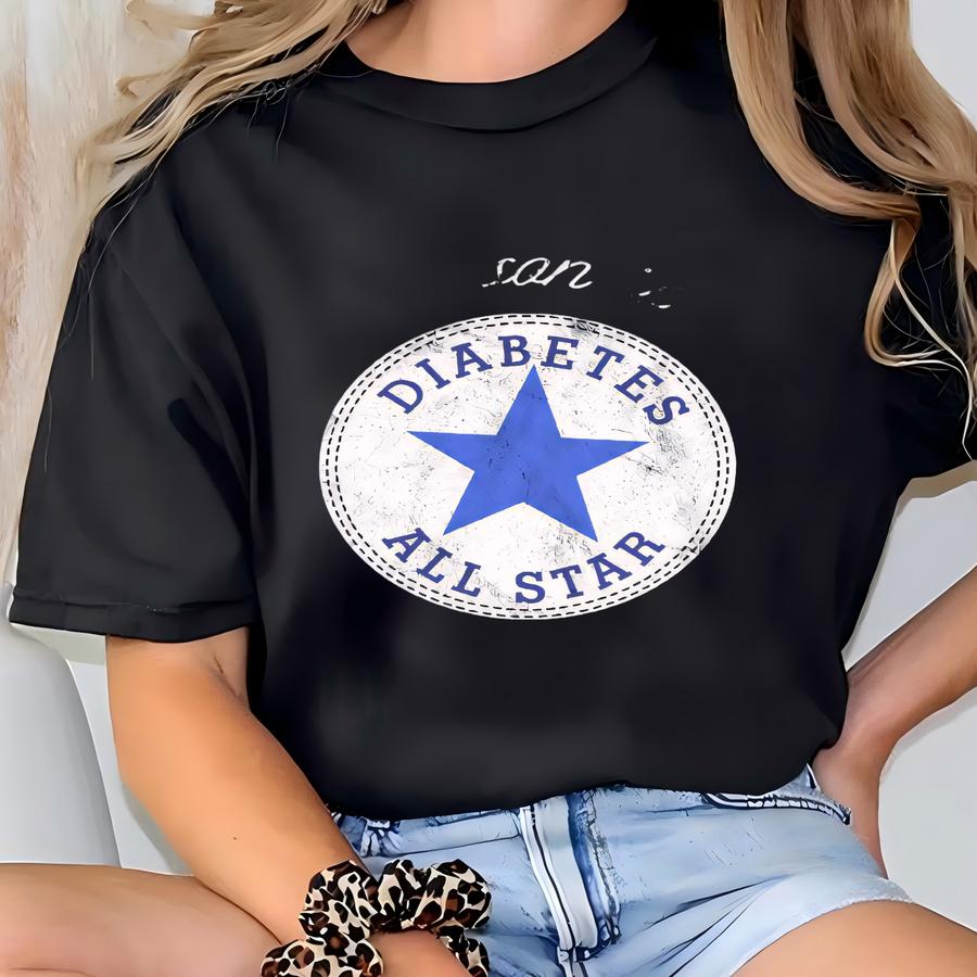 Diabetes Shirt, My Son Is A Diabetes All Star, Diabetes Awareness Shirt, Diabetes Family Support Tee, Cute Retro Diabetes Tee, Diabetes Gift T-shirt