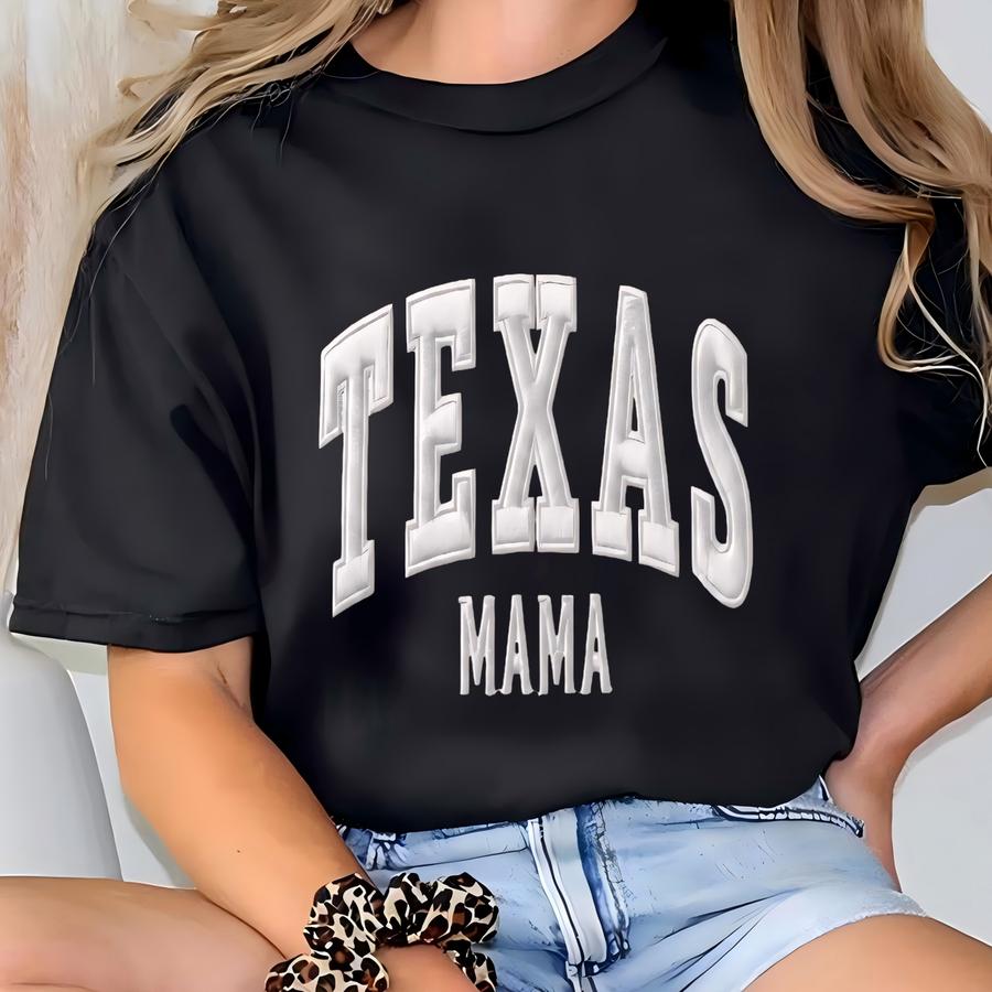 Texas Mama Texas College Sweatshirt Texas Soccer Mom Crewneck Family Reunion Texas Homecoming Gift Texas Collegiate T-shirt