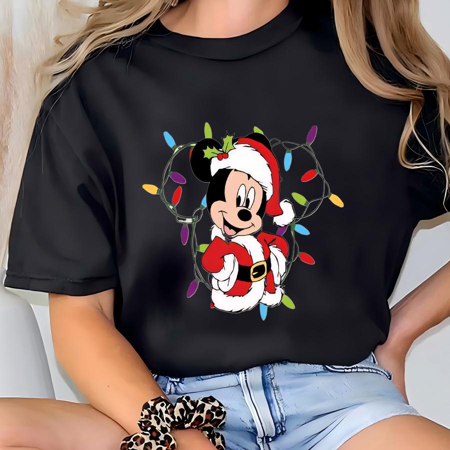 Christmas Lights Shirts, And Friends Christmas Tshirts For Family Matching, Christmas Crew Tee T-shirt