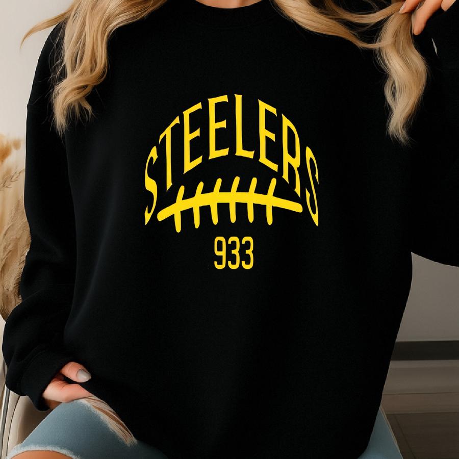 Pittsburgh Football Sweatshirt, Retro Sports Fan Shirt, Game Day Gift Tee, Vintage Pittsburgh Fan Sweatshirt, Steelers Football Fan Shirt Sweatshirt