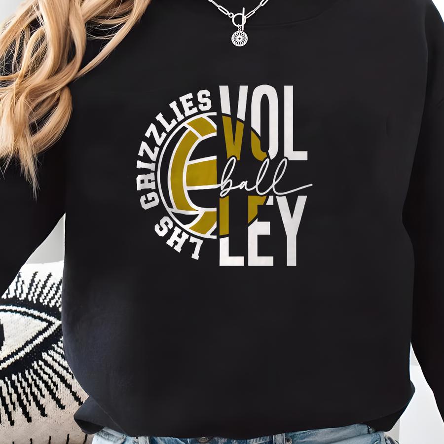 Personalized Volleyball T-shirt: Custom Team Jersey, Volley Mom Dad Gift Sweatshirt