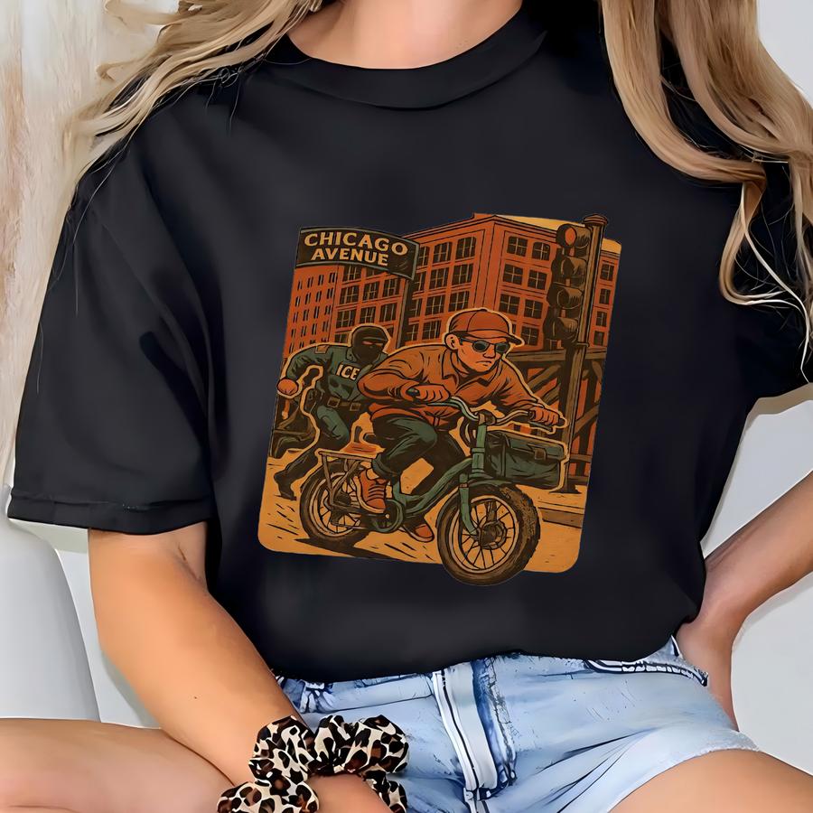 ® Anti Ice Shirt, Bicycle Courier, I.c.e. Shirt, Anti Fascist Shirt, Immigration Tee, Activism Tee, Anti , Liberate Shirt T-shirt