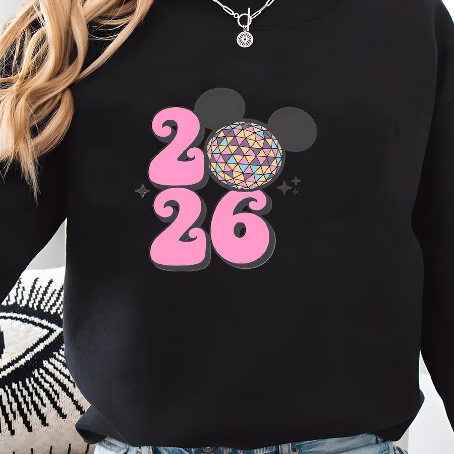 New Year’s Eve 2026 Shirts, Matching Couple Family Celebration Crewneck Sweatshirt