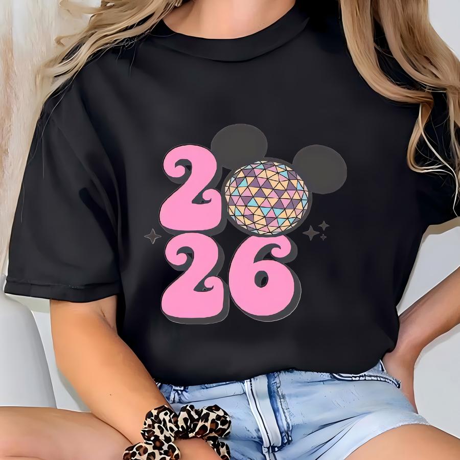 New Year’s Eve 2026 Shirts, Matching Couple Family Celebration Crewneck T-shirt