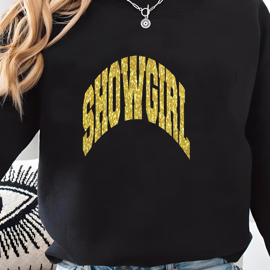 Showgirl Shirt For Fan, Orange Showgirl Era Concert Tee, Vintage Graphic T-shirt Gift For Her Sweatshirt