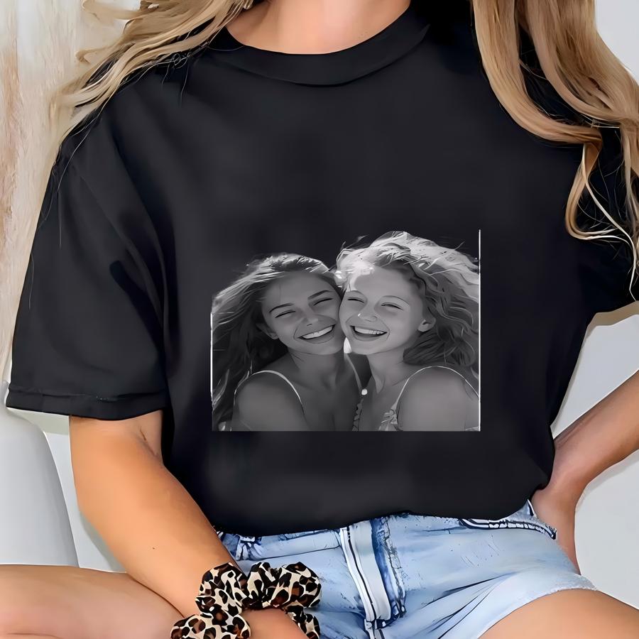 Best Friend Hoodie Gift Custom Photo Shirt Bff Gifts Birthday Gift For Best Friend Sweater Gift Custom Picture Shirt Hoodies Sweatshirts T-shirt