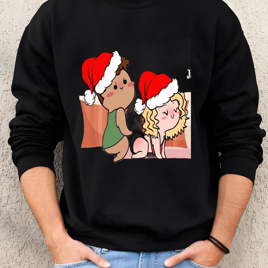 Personalized Couples Christmas Ornament, You Are My Favorite Wooden Ornament, Gift For Him, Her, New Couple Xmas Ornament, Newlywed Keepsake Sweatshirt