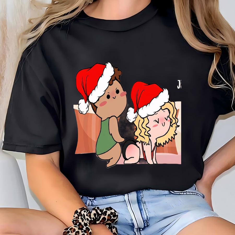 Personalized Couples Christmas Ornament, You Are My Favorite Wooden Ornament, Gift For Him, Her, New Couple Xmas Ornament, Newlywed Keepsake T-shirt