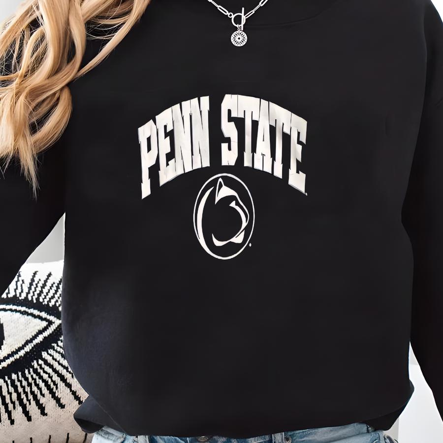 Vintage Pennsylvania State University Tshirt Penn State Crewneck Penn State Nittany Lions Sweater Pullover Jumper Print Logo Navy  Sweatshirt