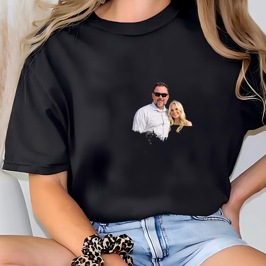 Personalized Dad Ornament, I Would Choose You To Be My Dad In Every Lifetime, Custom Photo Keepsake, Christmas Gift From Daughter/son T-shirt