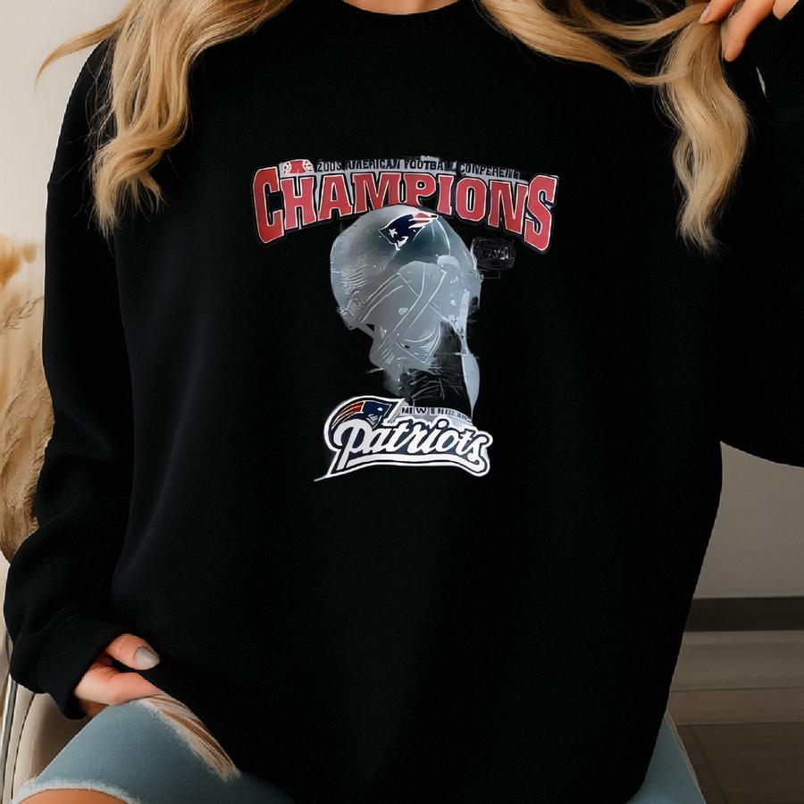 Vintage 2000s New England Patriots Sweatshirt - Jerzees/ Size L Sweatshirt