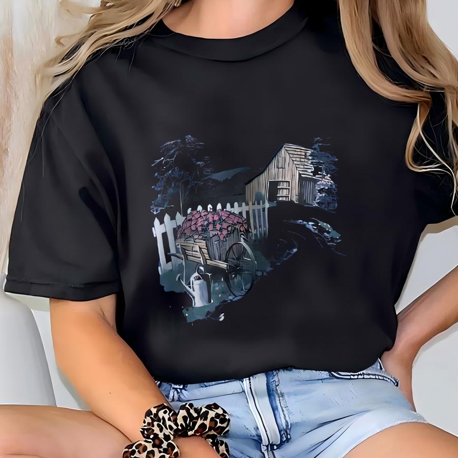 Vintage 90' Morning Sun Farmhouse Blue Sweatshirt 2 Wildlife Animal Crewneck Farmhouse Sweater Pullover Print Logo Morning Sun Jumper T-shirt