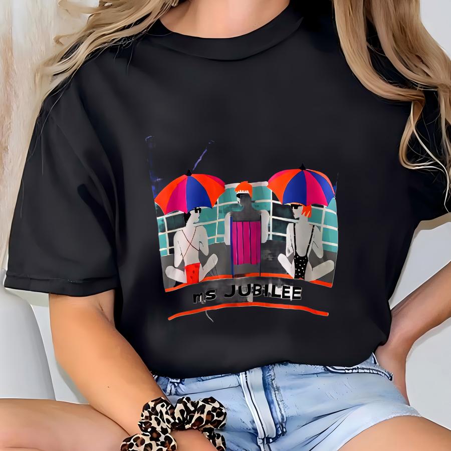 Vintage 90's Ms Jubi White Sweatshirt Ms Jubi Crewneck Ms Jubi Sweater Pullover Streetwear Graphic Print Logo Jubi Jumper T-shirt