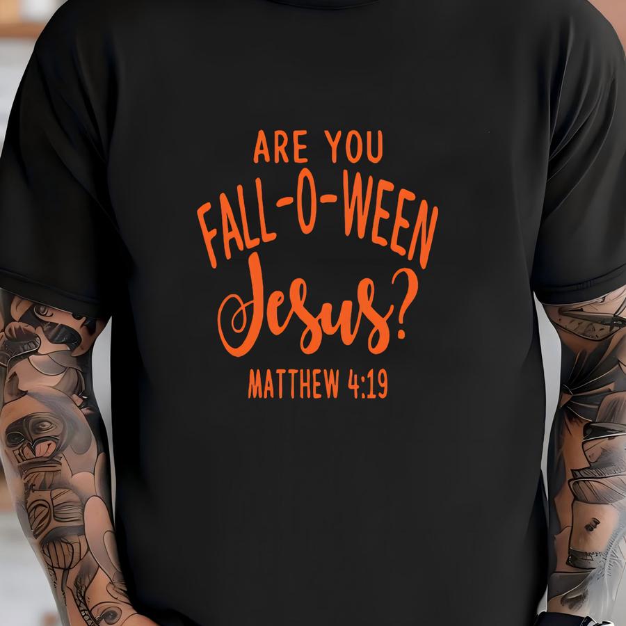 Youth Christian Halloween Shirt Fall O Ween Jesus T-shirt