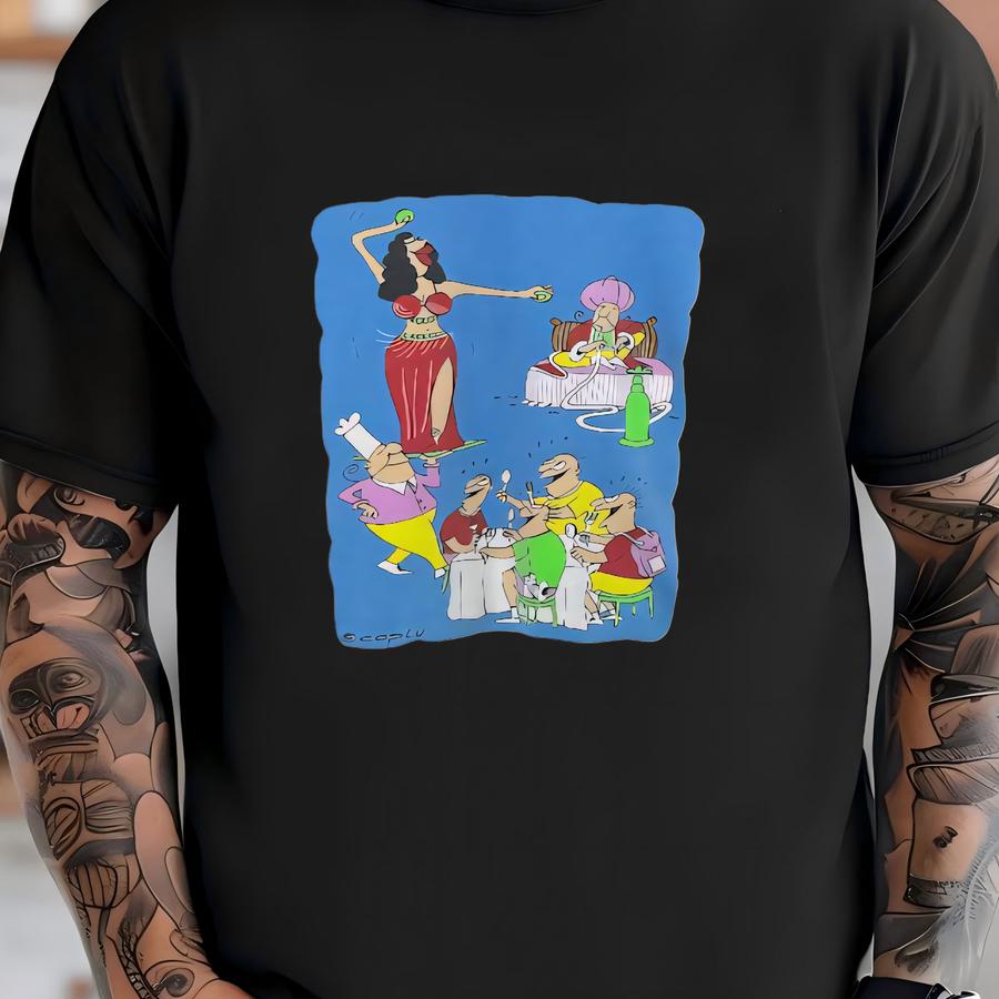 Vintage Coplu Art Hoodie Size Large T-shirt