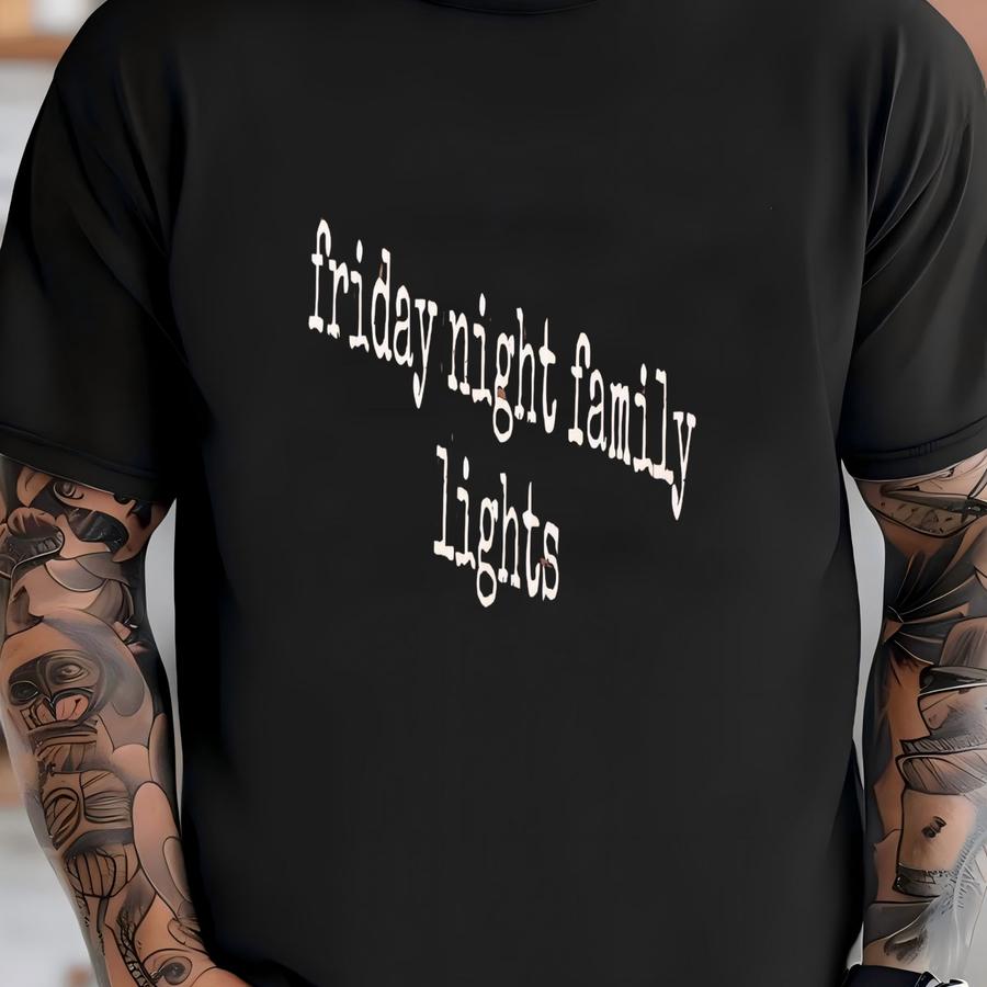 ® Friday Night Lights Shirt, Football Season, Game Day, Tailgate Shirt, Gift For Football Fan, Sports Shirt, Unisex T Shirt T-shirt