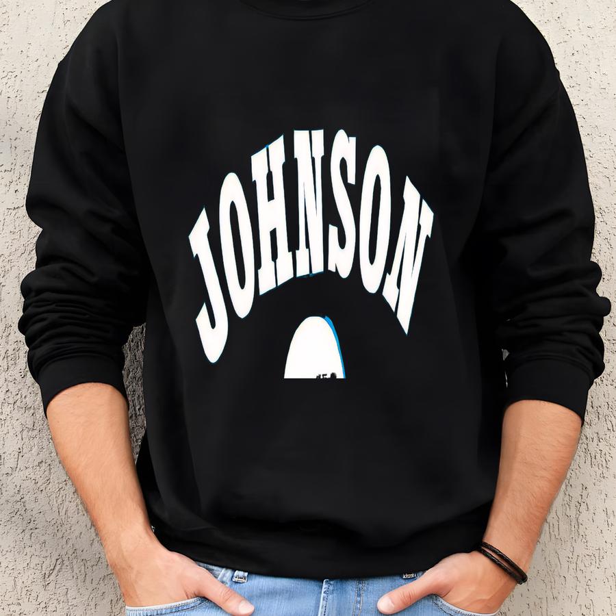 Autographed Larry Johnson Vintage Charlotte Jersey Sweatshirt