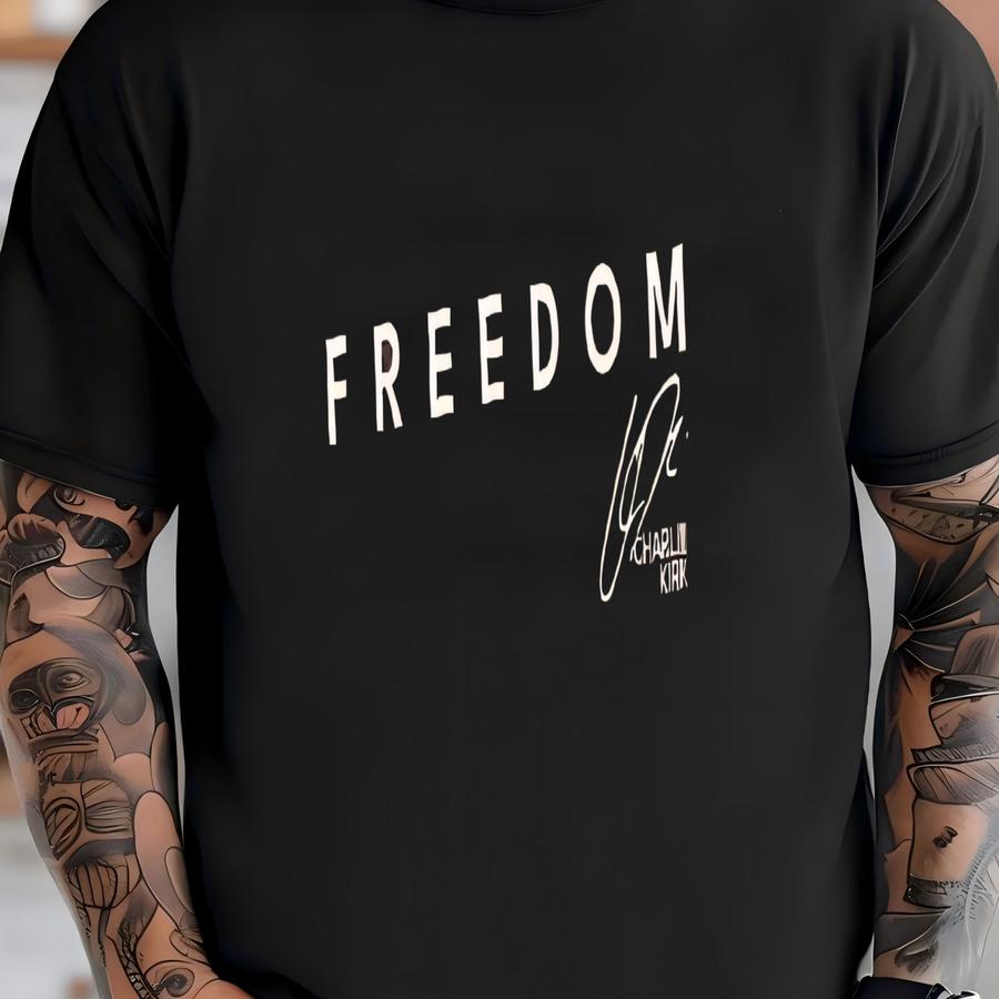 Freedom Signature Tshirt, Birthday Shirt, October 14 Shirt, Memorial Day, 4th Of July Shirt T-shirt
