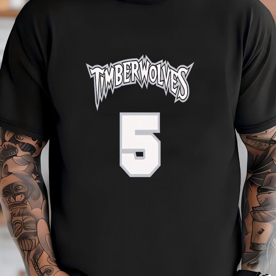 Anthony Edwards Vintage 1996 Minnesota Basketball Jersey - Retro Sports Shirt, Throwback Basketball, Athletic Apparel, Classic Jersey T-shirt