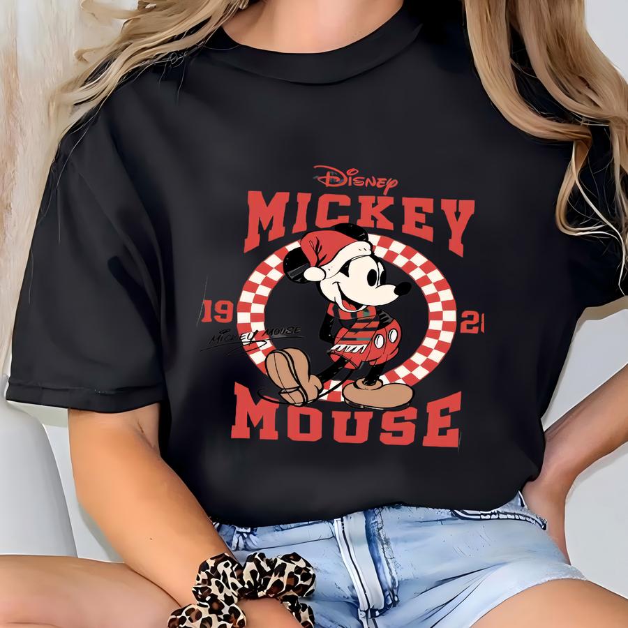 ® And Mouse Couples Christmas 1928 Hoodie,'s Very Merry Xmas Party Shirt, Land Holiday Gift T-shirt