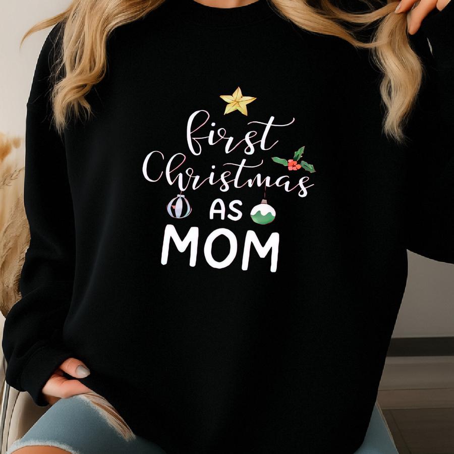 First Christmas Family Matching Shirt: Baby Bodysuit, Holiday Tee Sweatshirt