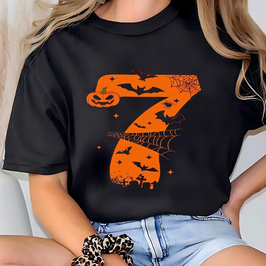 Six Seven Matching Shirts, Funny 67 Meme Halloween Tee, Couples Tiktok Outfit, Spooky Pumpkin Party Shirt, Unique Holiday Costume T-shirt