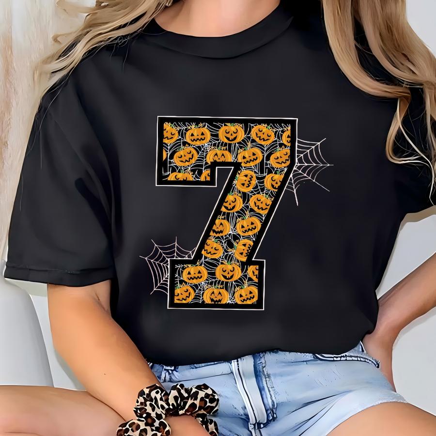 Six Seven Shirts, Funny Matching 67 Meme Tee, Couples Halloween Costume Shirt, Inspired Pumpkin Outfit, Spooky Party Shirt T-shirt